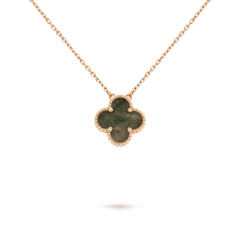 Collana Trifoglio - Marrone Cioccolato