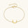 Keris Gold Chain Bracelet