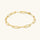 Eloise Gold Paperclip Bracelet