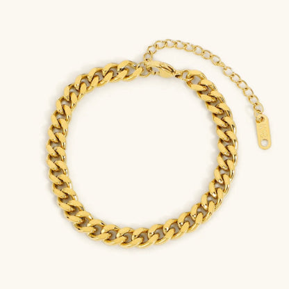 Jean Gold Chain Bracelet