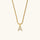 Elodie Initial Letter Pearl Necklace