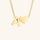 Ria Initial Letter Gold Necklace