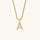 Maeve Letter Initial Diamond Necklace