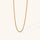 Calle Rope Chain Gold Necklace