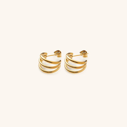 Cradle Gold Earrings