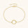 Dalia Gold Hoop Bracelet