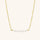 Fleur Freshwater Pearl Gold Necklace