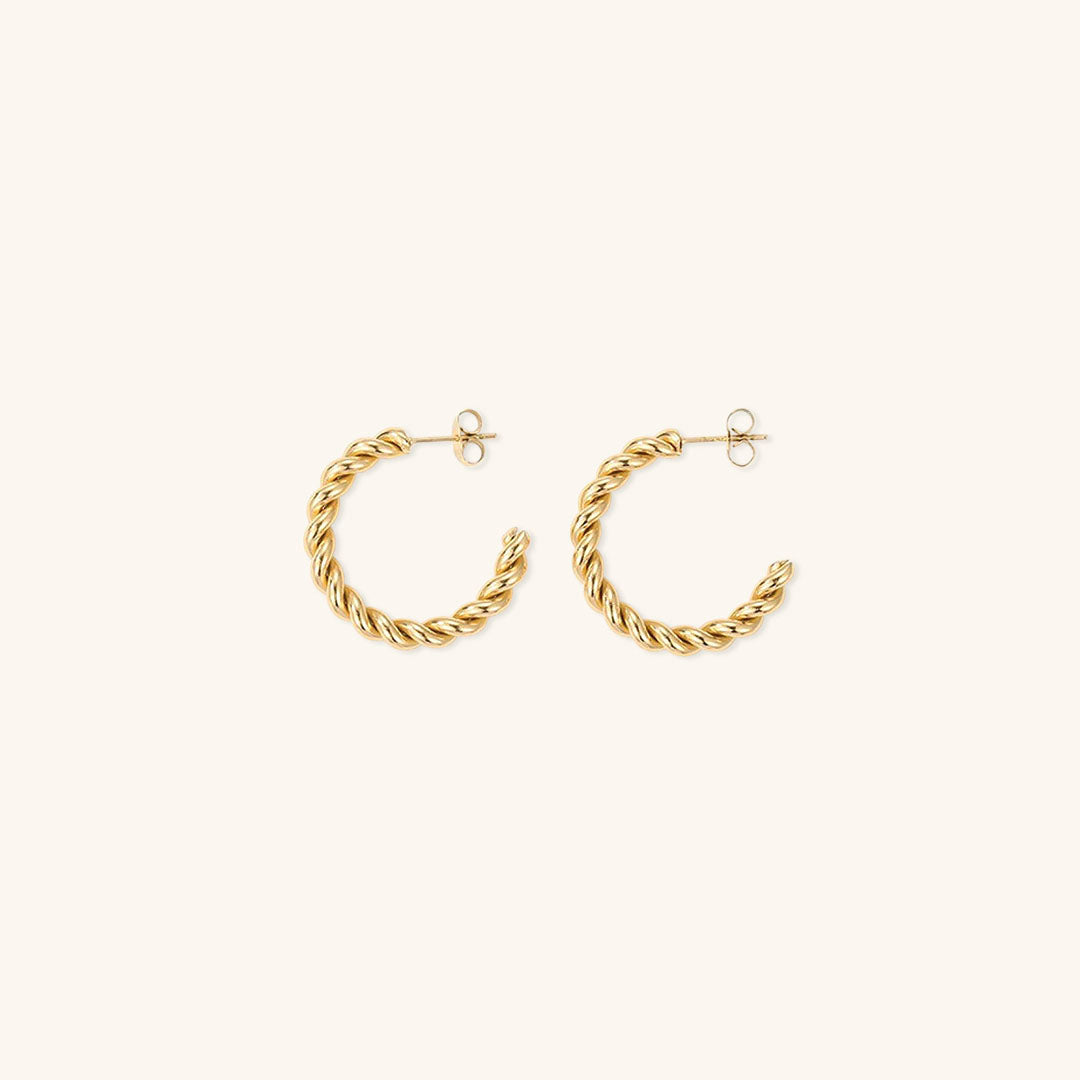 Gigi Twist Gold Earrings