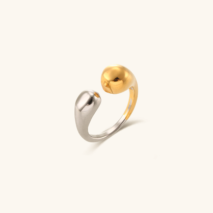 Seren Dual Tone Gold Ring