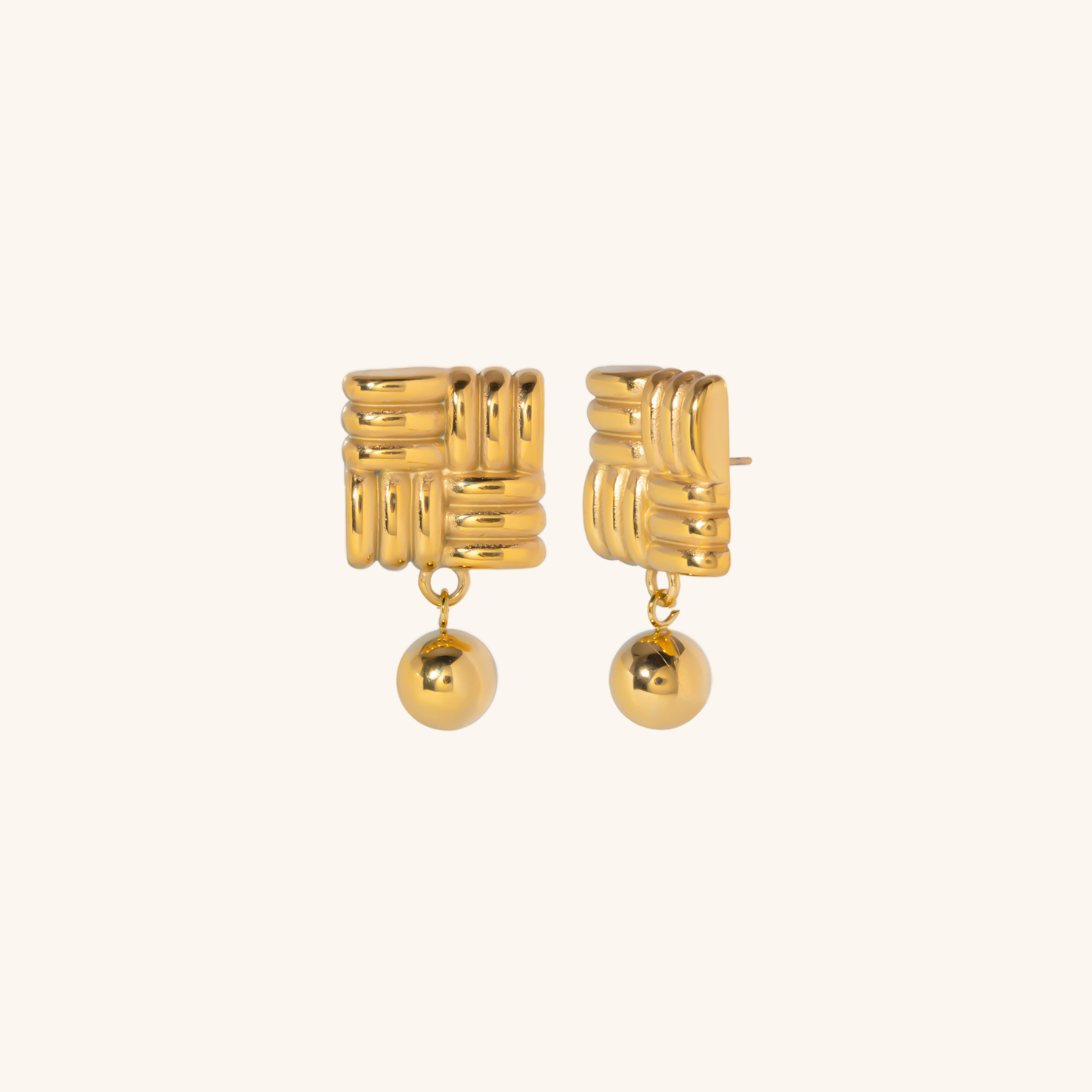 Alba Gold Earrings