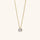 Kyla Solitaire Gold Necklace