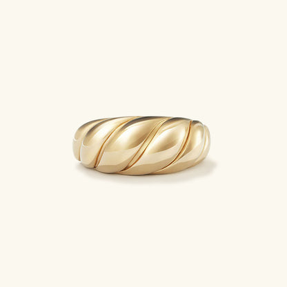 Lorelei Gold Croissant Ring