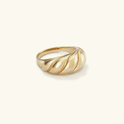 Lorelei Gold Croissant Ring