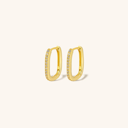 Melissa Oval Hoop Earrings