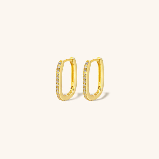 Melissa Oval Hoop Earrings