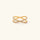 Nia Gold Diamond Cross Ring