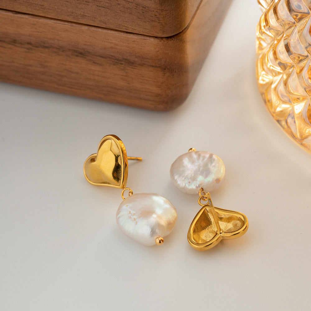 Blanche Freshwater Pearl Earrings