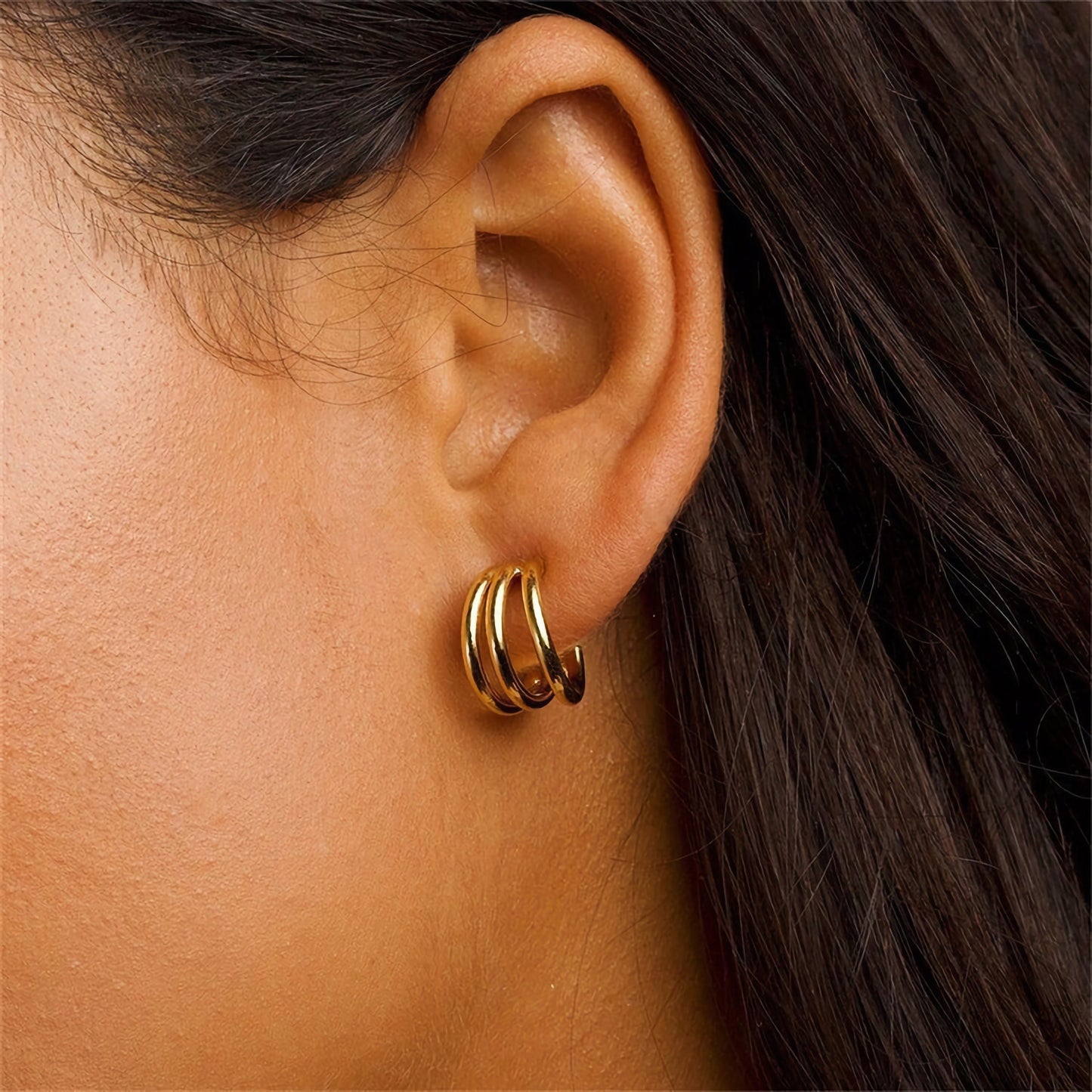 Cradle Gold Earrings