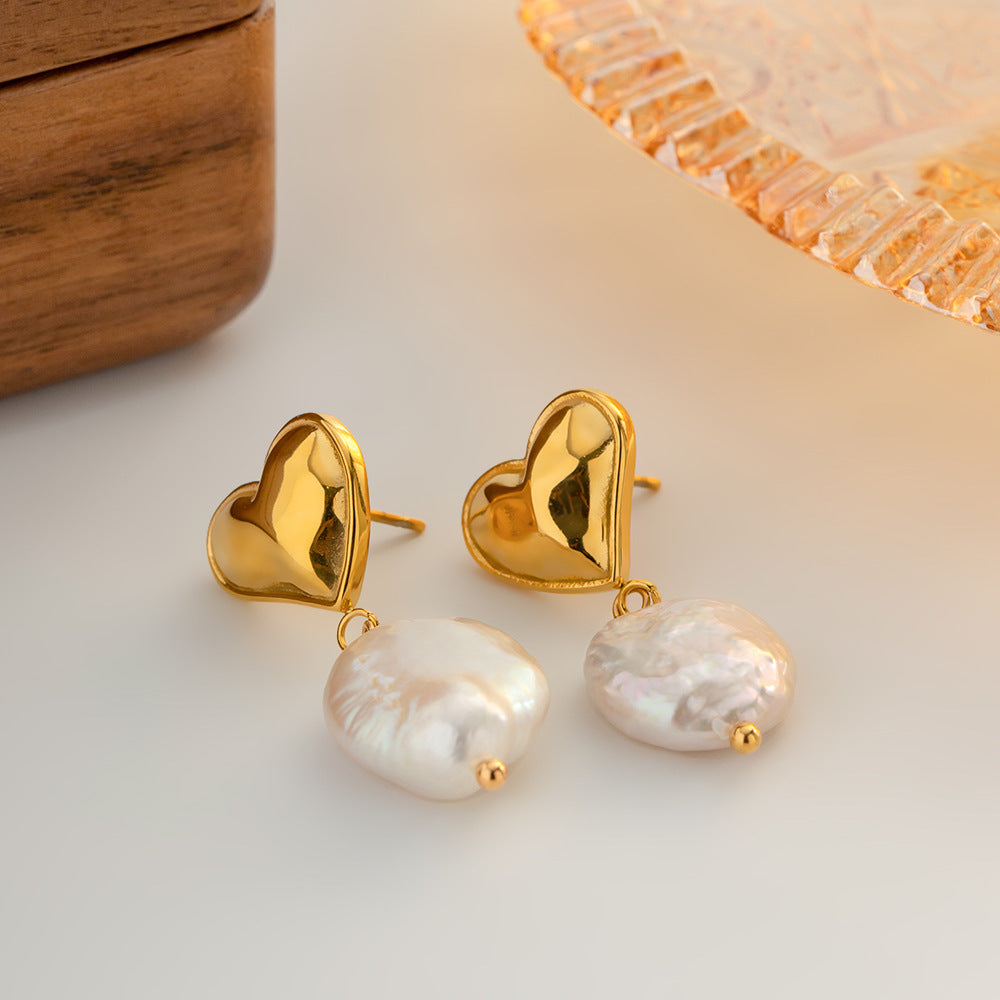 Blanche Freshwater Pearl Earrings