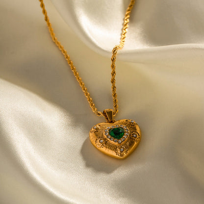 Caelus Gold Heart Necklace