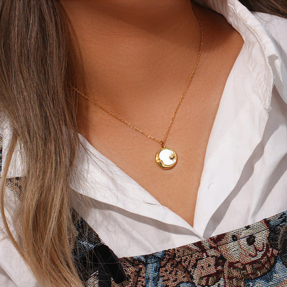 Evangeline Lunar Gold Necklace