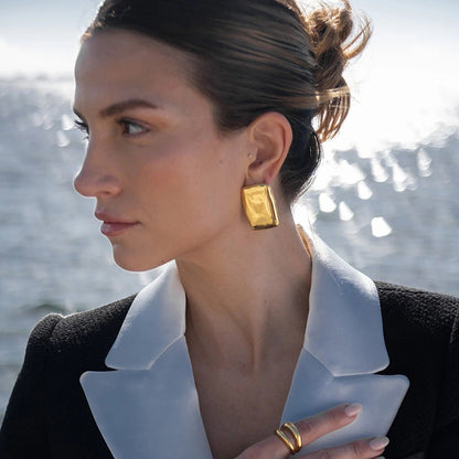 Geraldine Gold Earrings