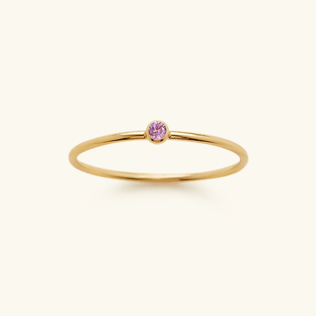 Anello Amelia Birthstone Stacker